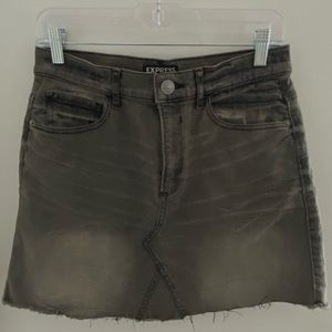 Gray Express skirt